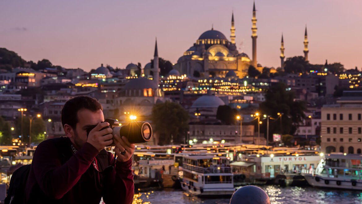 Istanbul’s Twilight Magic: Sunset and Night Photography Photowalk around Galata Bridge